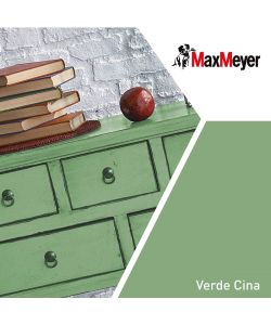 MaxMeyer Smalto Brillante all'acqua Poliuretanico Verde Cina 0,75 l