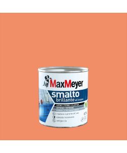 MaxMeyer Smalto Brillante all'acqua Poliuretanico Arancio Ace 0,75 l