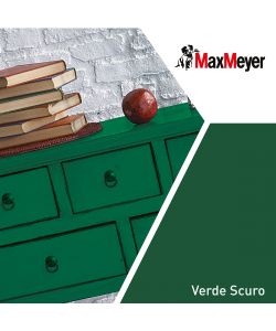 MaxMeyer Smalto Satinato all'acqua Poliuretanico Verde Scuro 0,125 l