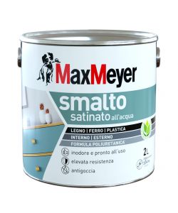 MaxMeyer Smalto Satinato all'acqua Poliuretanico Verde Scuro 2 l