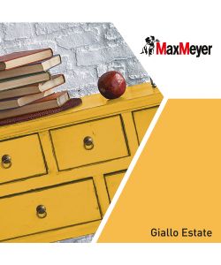 MaxMeyer Smalto Opaco all'acqua Poliuretanico Giallo Estate 0,125 l