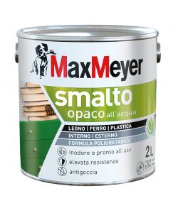 MaxMeyer Smalto Opaco all'acqua Poliuretanico Bianco 2 l