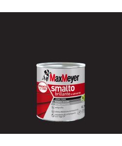 MaxMeyer Smalto a Solvente Brillante Nero R9005 0,750 l