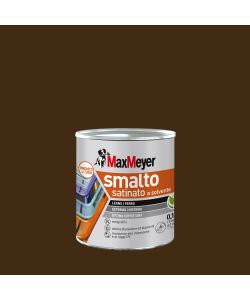 MaxMeyer Smalto a Solvente Satinato Testa di Moro R8017 0,125 l