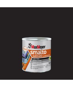 MaxMeyer Smalto a Solvente Satinato Nero R9005 0,125 l