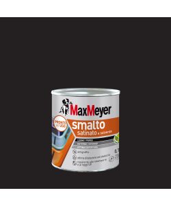 MaxMeyer Smalto a Solvente Satinato Nero R9005 0,750 l