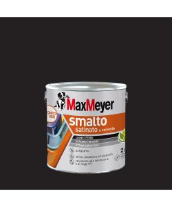 MaxMeyer Smalto a Solvente Satinato Nero R9005 2 l