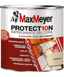 MaxMeyer Impregnante a Solvente Larice 0,75 L - Protezione Legno Esterni