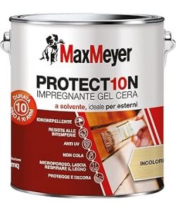 MaxMeyer Impregnante a Solvente 2,5L Incolore PROTEC10N per Legno