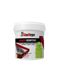 MaxMeyer Pittura al Quarzo Bianco 4L - Vernice per Esterni Opaca Antialga