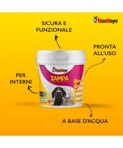MaxMeyer Pittura Murale Amica degli Animali - Bianco - 4L