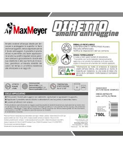 MaxMeyer Smalto Antiruggine Ferromicaceo Grigio Antracite 0,75L