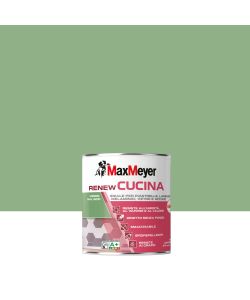 MaxMeyer Smalto All'Acqua Satinato Verde Ral 6022 0,75L per Cucina
