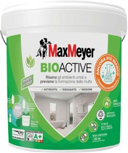 MaxMeyer Pittura Antimuffa Bioactive A+ Plus 14L Bianco Opaco Interno