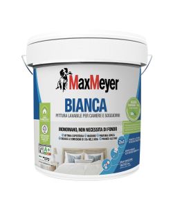 MaxMeyer Pittura Bianca Monomano 14L Lavabile Inodore A+ CAM