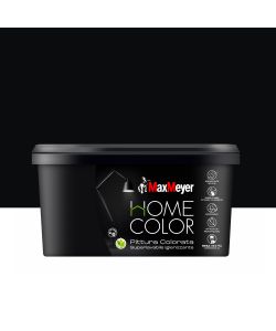 MaxMeyer Idropittura Igienizzante Nero 2,5L Finitura Opaca Alta Copertura