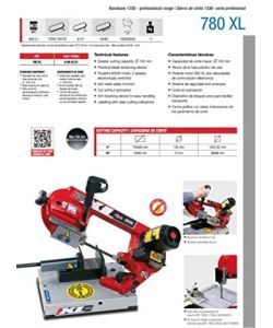 Femi Sega a Nastro per Metallo 780Xl - Taglio a Secco - 850W