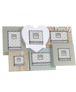 Portafoto Multiplo Family Cuore Cm 45X30 Gchome