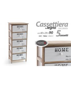 Cassettiera Home 5 cassetti