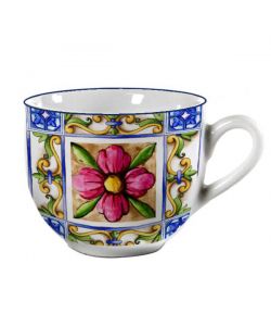 Tazza Caffe Porcellana Mediterr. Pz 6 Passionecasa