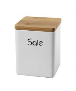 Barattolo Ceramica Sale 10X10 H 13 Bellintavola