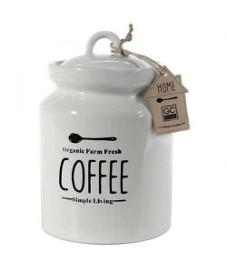 Barattolo Ceramica Caffe' Cm 12 H 17 Utilissimi