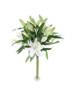 Bouquet Oriental White 7 Steli