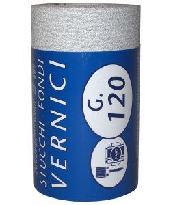 Minirotolo Carta Abrasiva per Vernici P120 120 mm x 3 m
