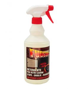 GMR Detergente Pulivetro Fuocobello 750 ml per Stufe e Barbecue