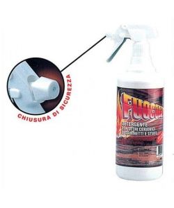 GMR Detergente Pulivetro Fuocobello 750 ml per Stufe e Barbecue