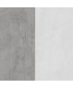 Sarmog Mobile Multiuso Doubl in Ossido Bianco e Cemento 84x174 cm