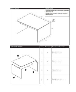 Scrivania Olmo Chiaro 120x73 cm - Design Funzionale e Stiloso