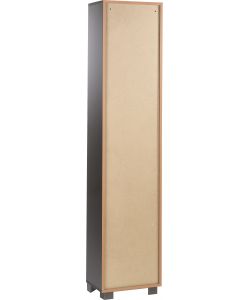 Sarmog Mobile Colonna Quadrante in Titanio con Specchio Naturale 190cm