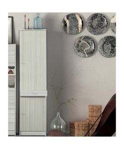 Sarmog Mobile Multiuso Bianco Liscio - 183 cm Elegante e Pratico