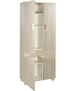 Mobile 3 ante 1 cassetto in kit 178 x 77 x 34 cm Olmo Chiaro
