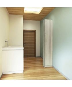 Sarmog Colonna Multiuso Olmo Chiaro - Struttura 16 mm - 3 Ripiani Regolabili