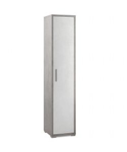 Mobile colonna 1 anta 182 x 39 x 41 cm Cemento-Ossido Bianco