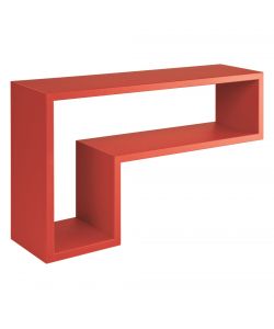 Mensola Cubo LETTERA - Rosso - 61x37x15.5 cm