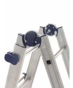 Facal Scala Telescopica Peppina in Alluminio - 8 Gradini Antiscivolo