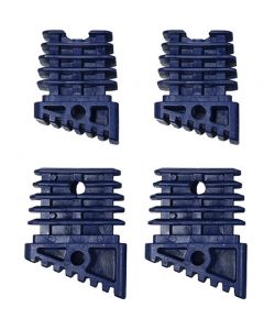 FACAL Kit Piedini Blu Antisdrucciolo per Scale ALFA 42x20 e 35x20 mm