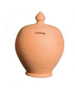 Salvadanaio Terracotta Tondo Cm 18 H 25 Coli'