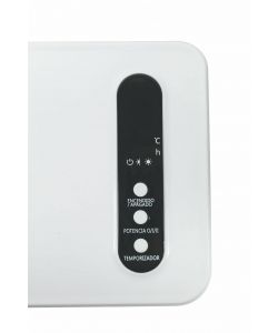 Kooper Termoventilatore Split Ceramico Bianco 2000W con Telecomando