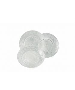 Servizio 18 piatti Imperial in vetro
