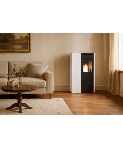 Punto Fuoco Stufa a Pellet Pia Canalizzata - 11 kW - 653x332x1022 mm