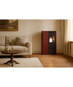 Punto Fuoco Stufa a Pellet Pia Canalizzata - 11 kW - 653x332x1022 mm