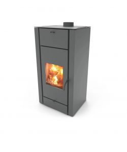 Stufa a Legna Ventilata Regina 10,9 kW Efficienza 85,5% - Colore Nero