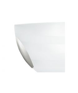 Fan Europe Applique Kuna - Vetro Bianco Satinato - 30x15 cm