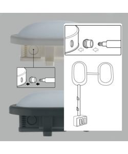 Plafoniera Extra Antracite