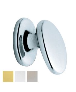 Pomolo Ovale Zama Nickel Opaco   20    23978 Gamet