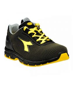 Scarpe Run Atom Nero/Giallo Basse 43 S3 Diadora